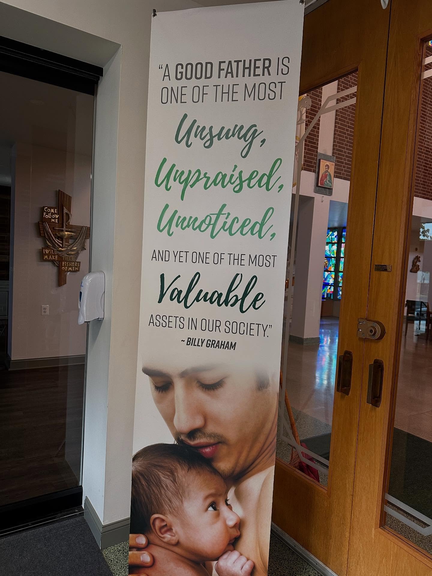 We had beautiful Masses this Father&rsquo;s Day morning. Fr. Rossi gave a special blessing to all fathers before the homily. Thank you to our Knights of Columbus for sponsoring coffee and donuts.  Happy Father&rsquo;s Day once again to all fathers an