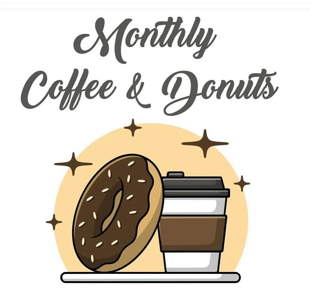 This Sunday is our monthly Coffee &amp; Donuts which is sponsored by the Knights of Columbus! 

Join us tomorrow after 9am Mass or before 11am on Sunday, out on the parish porch (if raining parish hall) for coffee, donuts &amp; fellowship . 

(For th