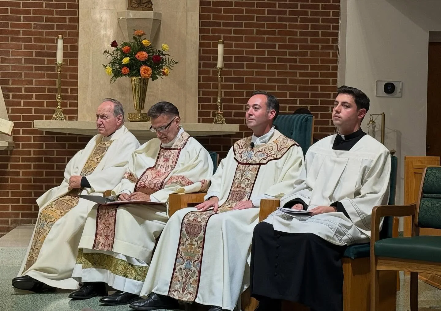 Tonight was a beautiful Mass for Vocations with special guest preacher, Fr. Michael Speziale! We congratulate the six new Altar Servers who were installed during the Mass! 
Thank you to Rowan Newman House alumni, Dimitry, for taking these photos. @c