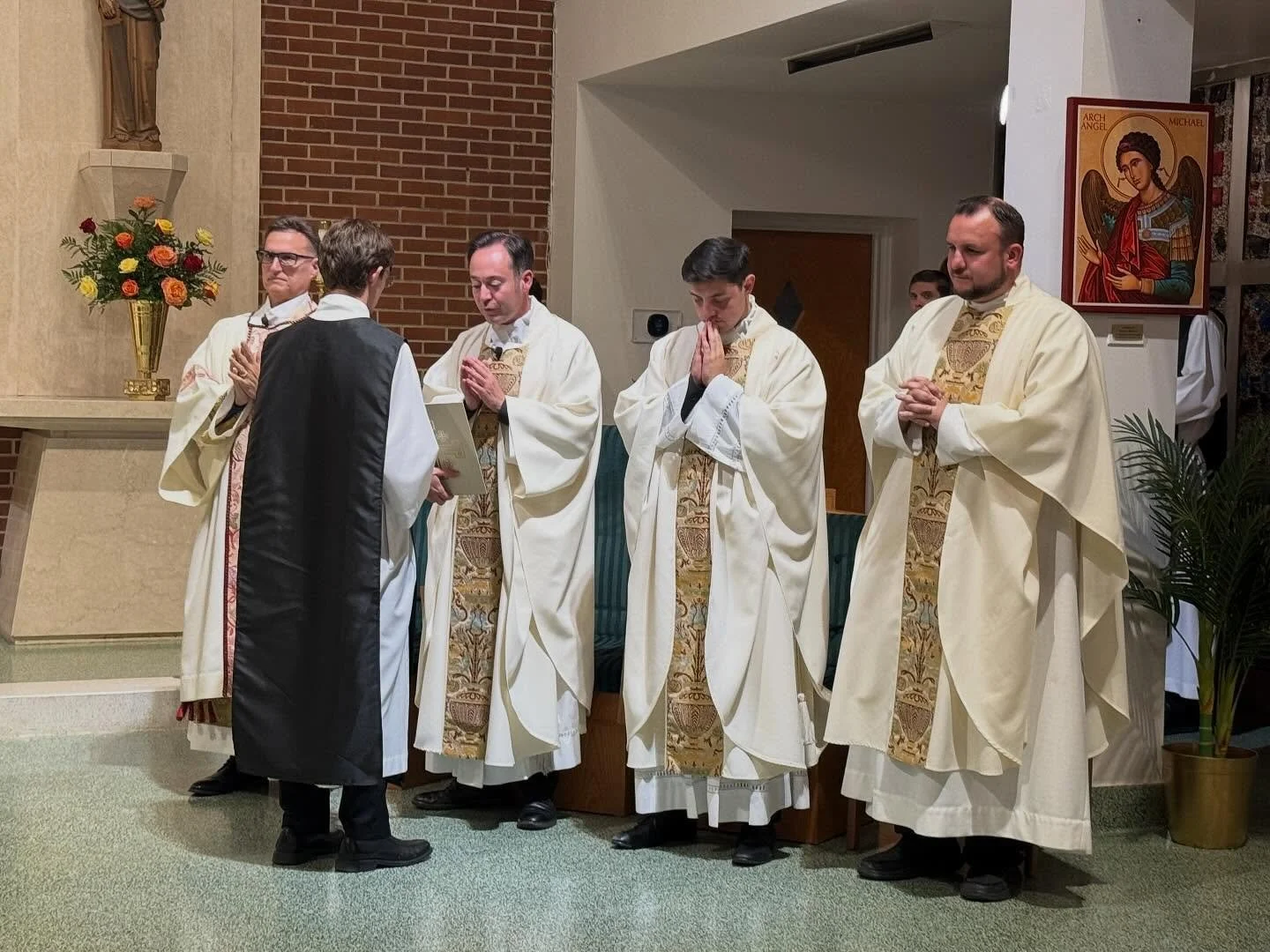 Tonight we closed our Forty Hours with a Solemn Mass of Thanksgiving & Procession with the Most Blessed Sacrament. Thank you to all who were a part of our Forty Hours devotion. Special thanks to our guest preacher, Fr. Michael Speziale, our pasto