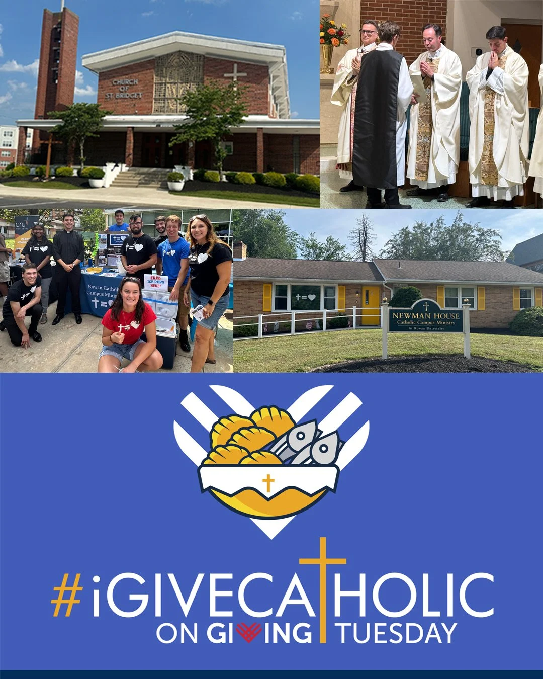Advanced Giving Days are NOW open for #iGiveCatholic Campaign for St. Bridget University Parish where we are asking our church community to come together as ONE and Give Catholic! 

Your gift of $25 or more will help our parish reach our goal. You ca
