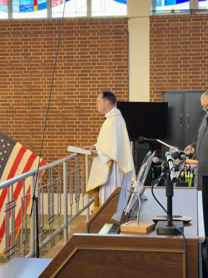 Our newly renovated choir loft was blessed and reconsecrated today thanks to our many volunteers and generosity of parishioners!  It&rsquo;s a sign of our vibrant music ministry and great vision of our music director, Ray Sambor!  #rowanuniversity #r