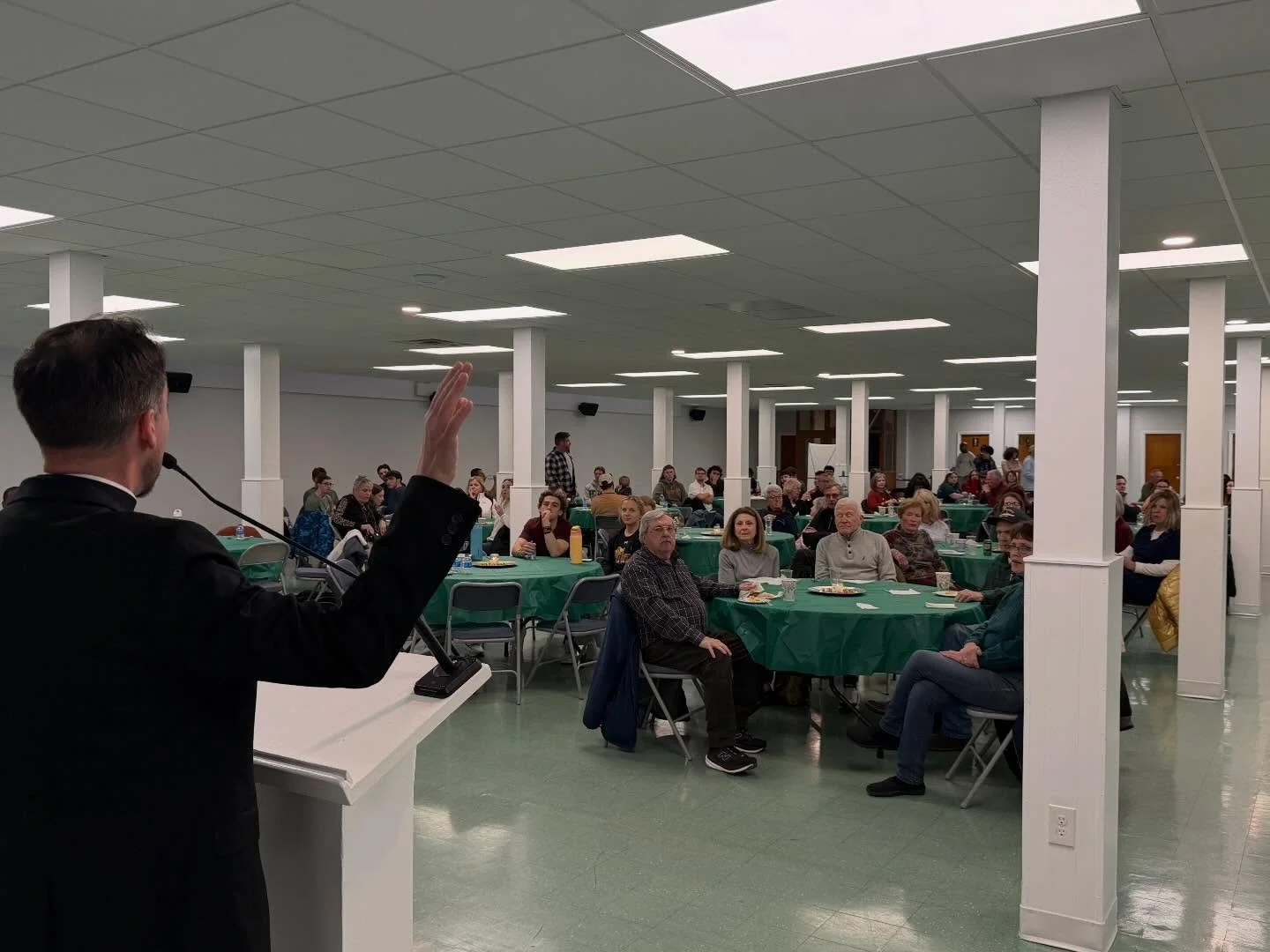 We had a beautiful evening at our parish-wide event honoring the feast day of the Annunciation.

We are grateful to Dan &amp; Kathy Vecchio as well as their family for all of their hard work put into organizing and making the dinner. Also, thank you 