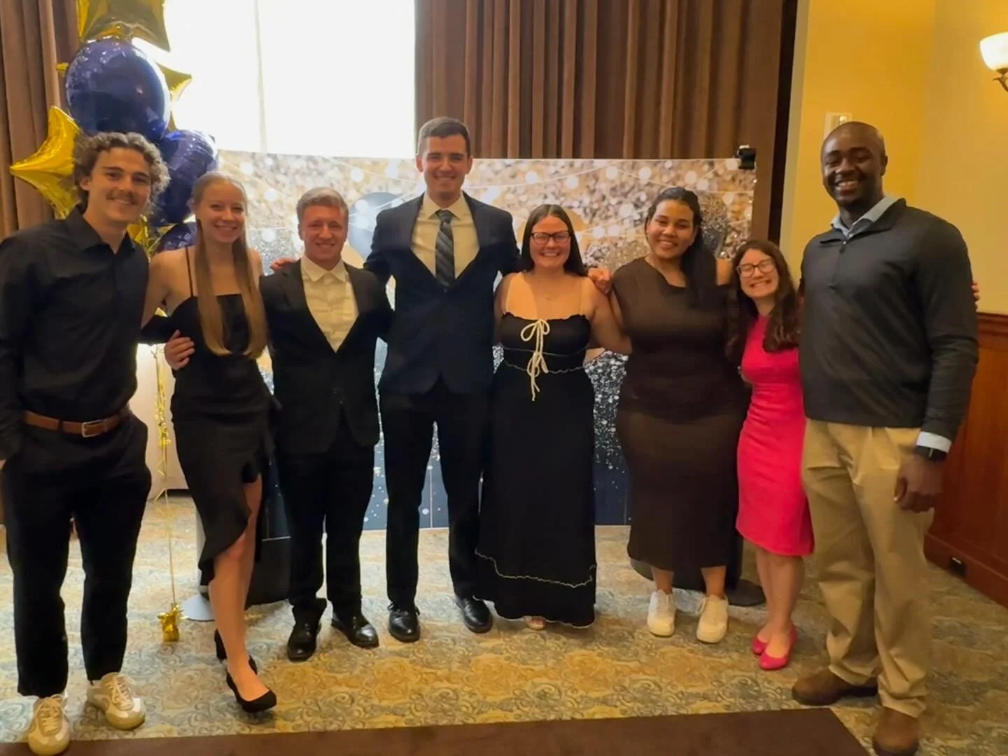 Winding down the semester. Pictures from the last two nights of end of the semester events. 

First, some of our students attended Rowan&rsquo;s Celebrating Leadership Awards representing Catholic Campus Ministry. We were nominated for Outstanding St