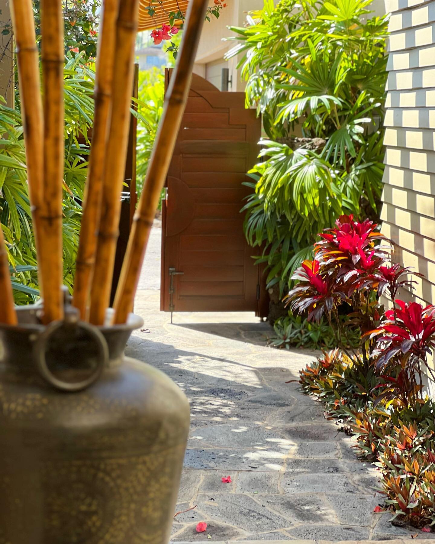 🌺 Little things that add to the charm of Maluhia Hale at Hualālai. We have loved having a number of friends and family here with us and these lovely gifts are beautiful reminders of wonderful memories here at Hualālai. #hualalaimemories #fshualalai 