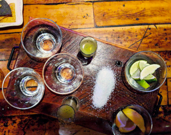 Smoky Tequila Flight