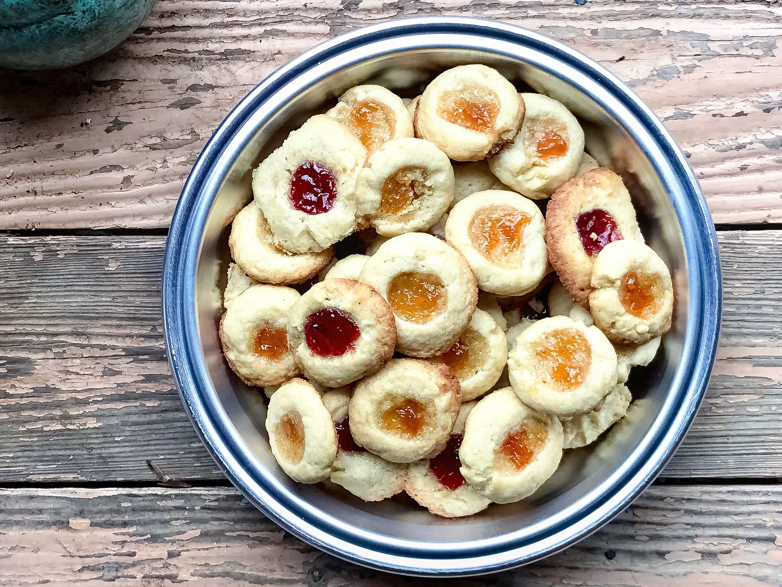 Shortbread Thumbprint Cookies
