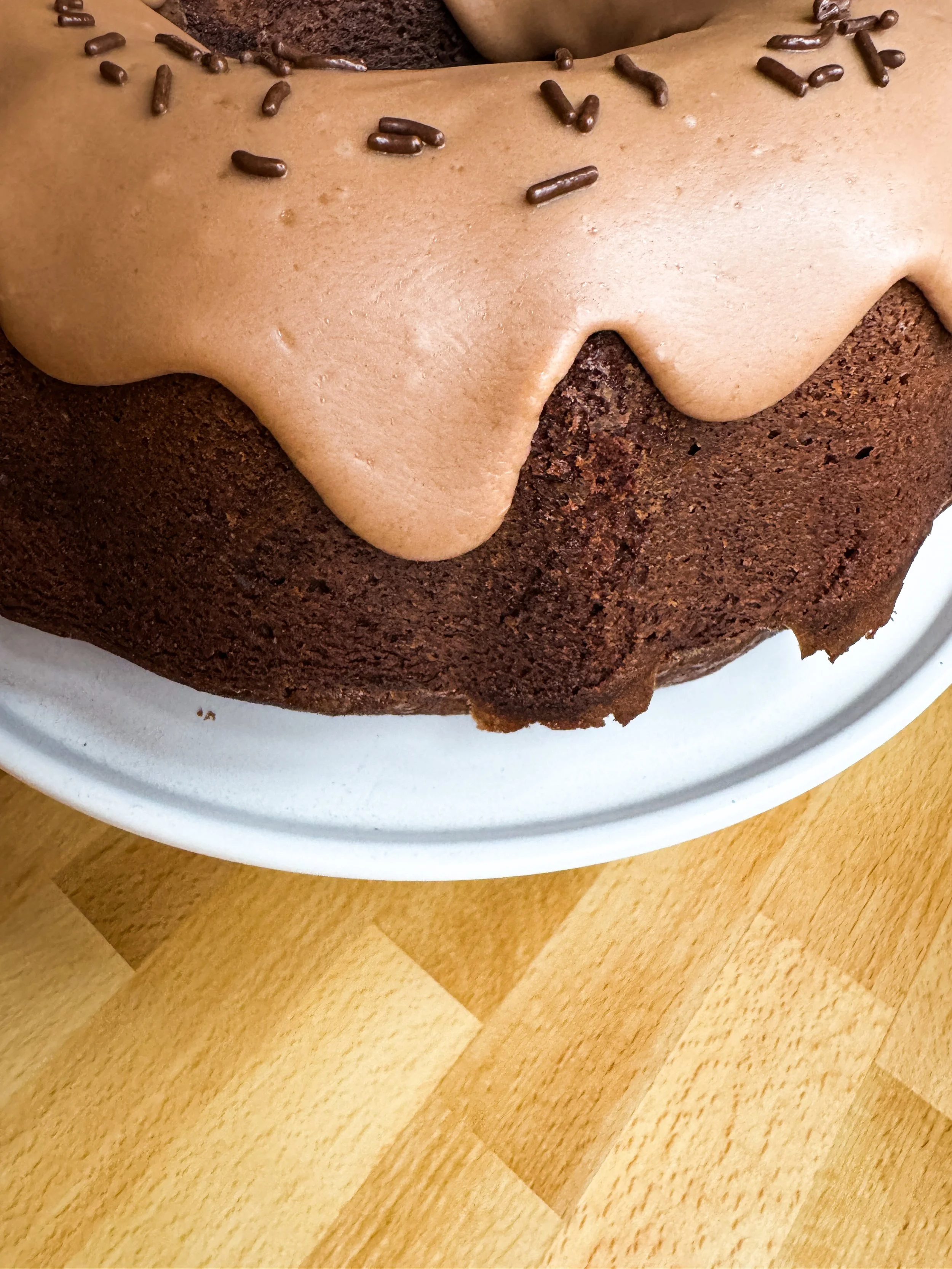 Iced Chocolate Pound Cake