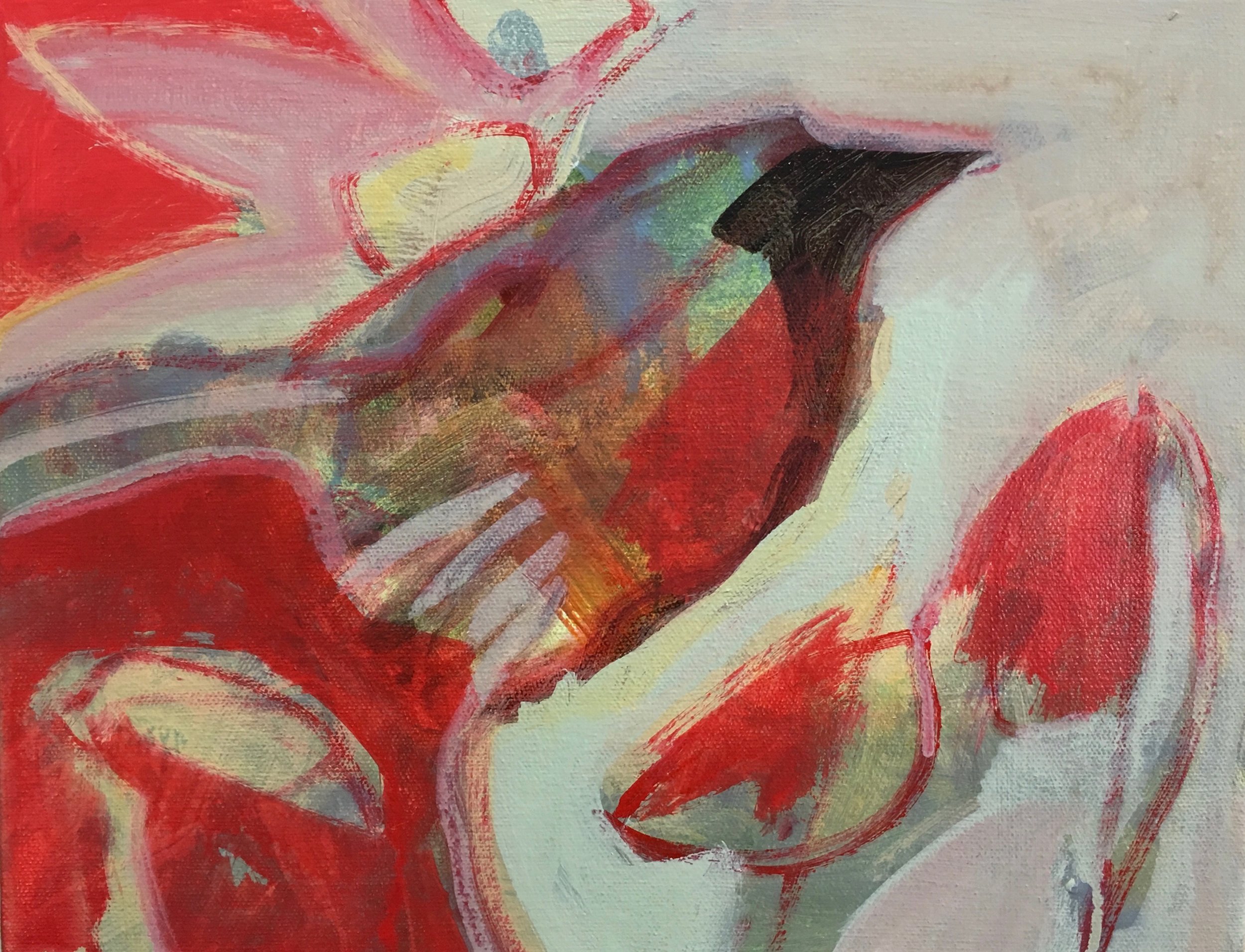 KatherineParfet_Garden Bird#1_Acrylic_12x16_$300.jpg