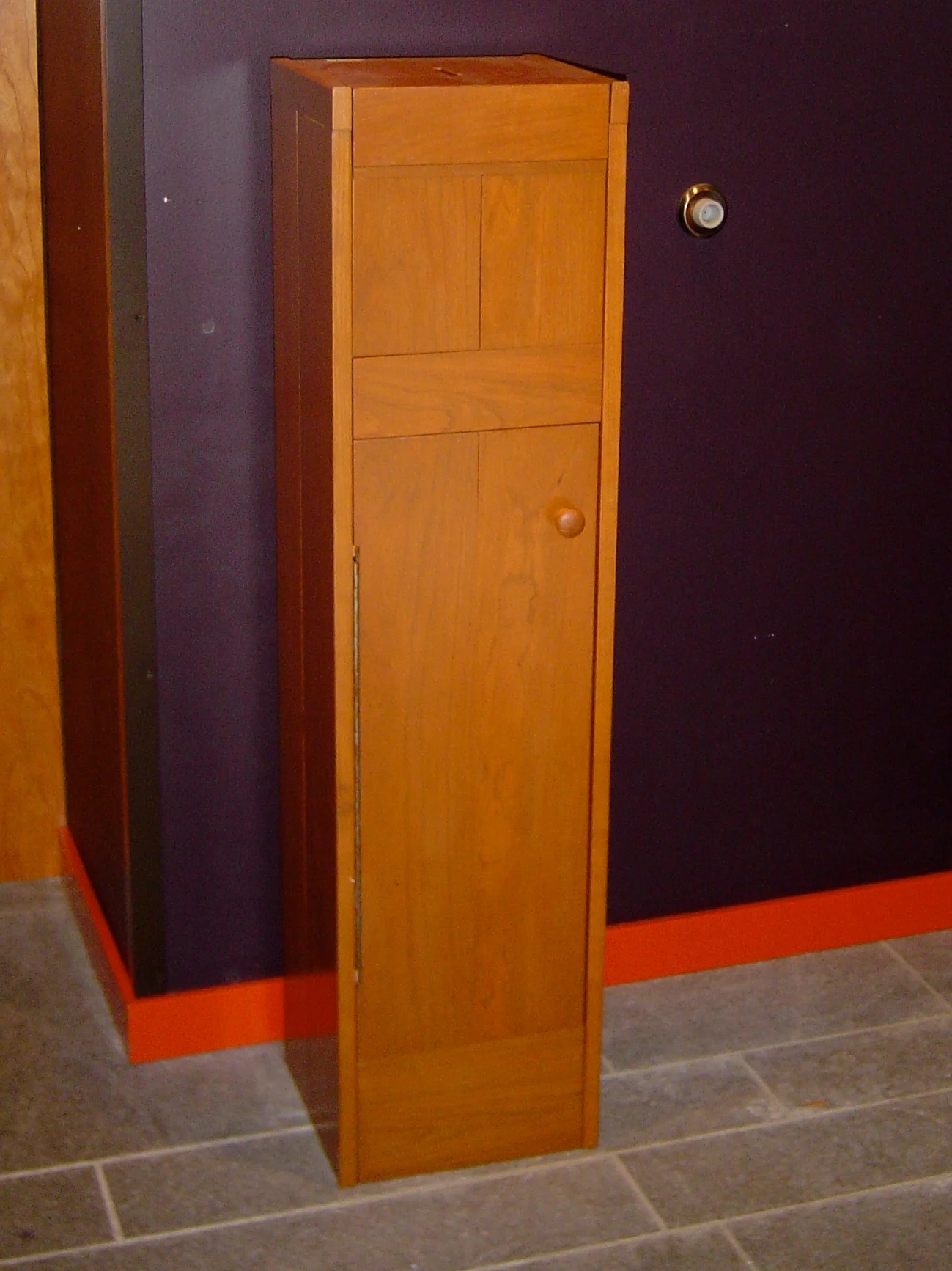 Cherry wood Front of House Ticket Collector