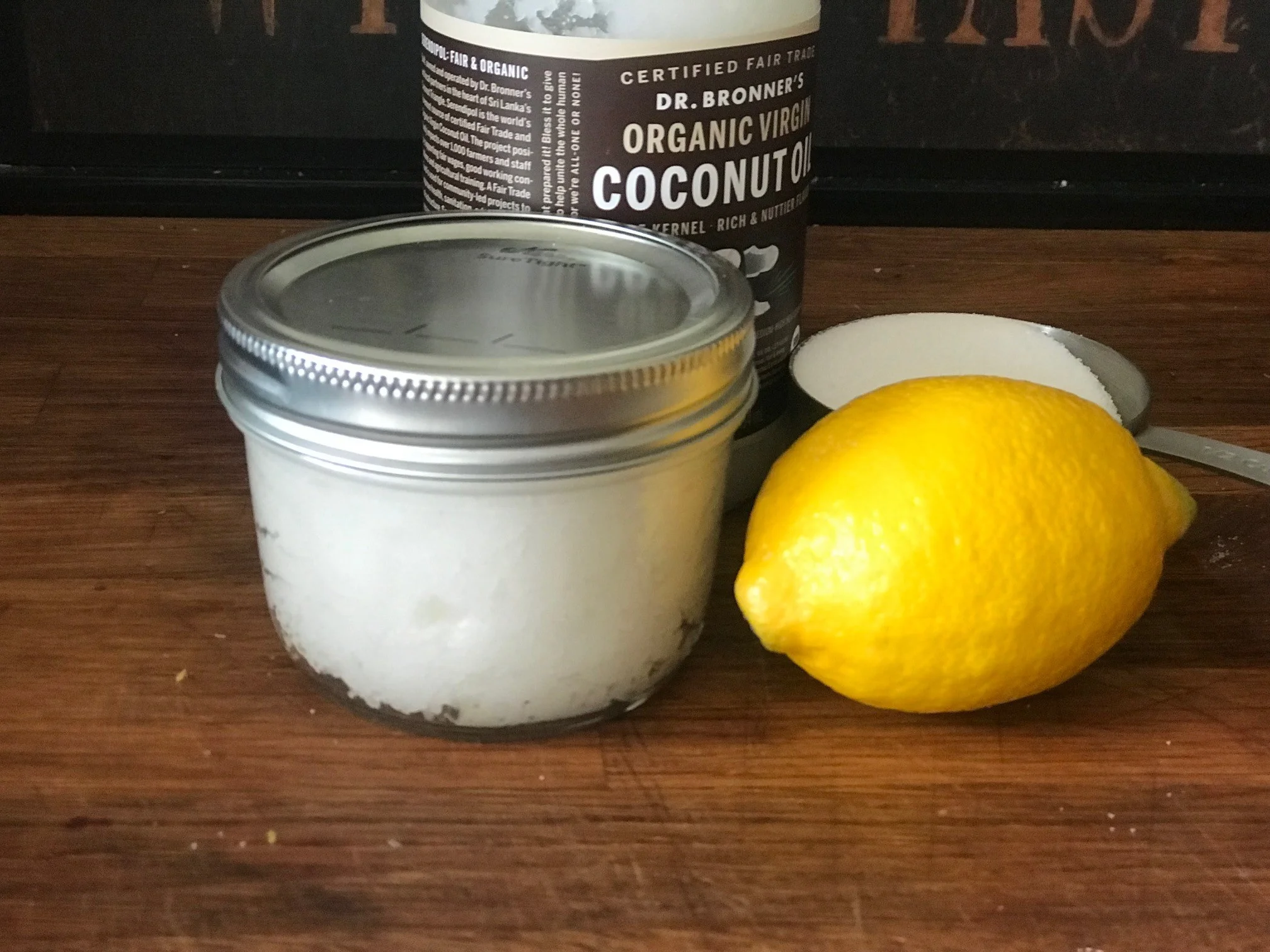 Coconut Oil Sugar Scrub