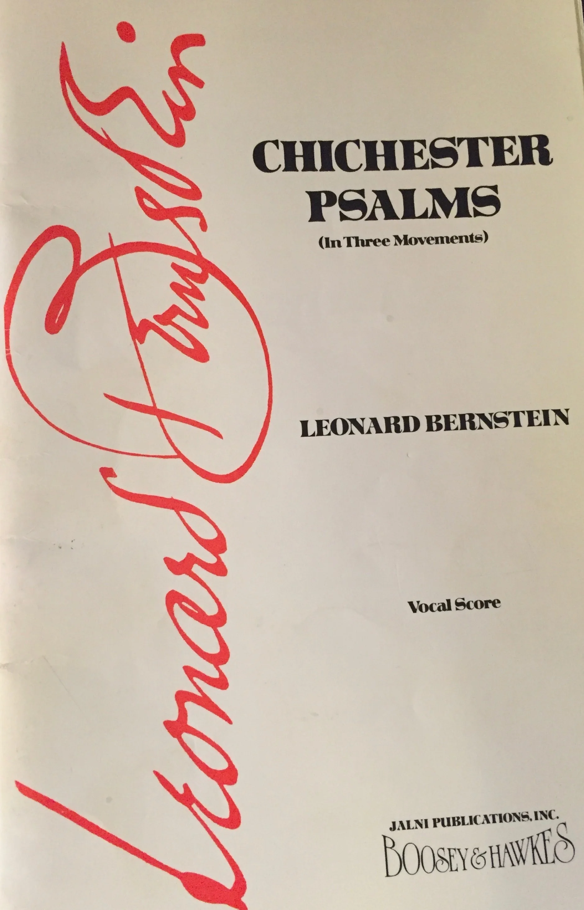 Chichester Psalms, Leonard Bernstein