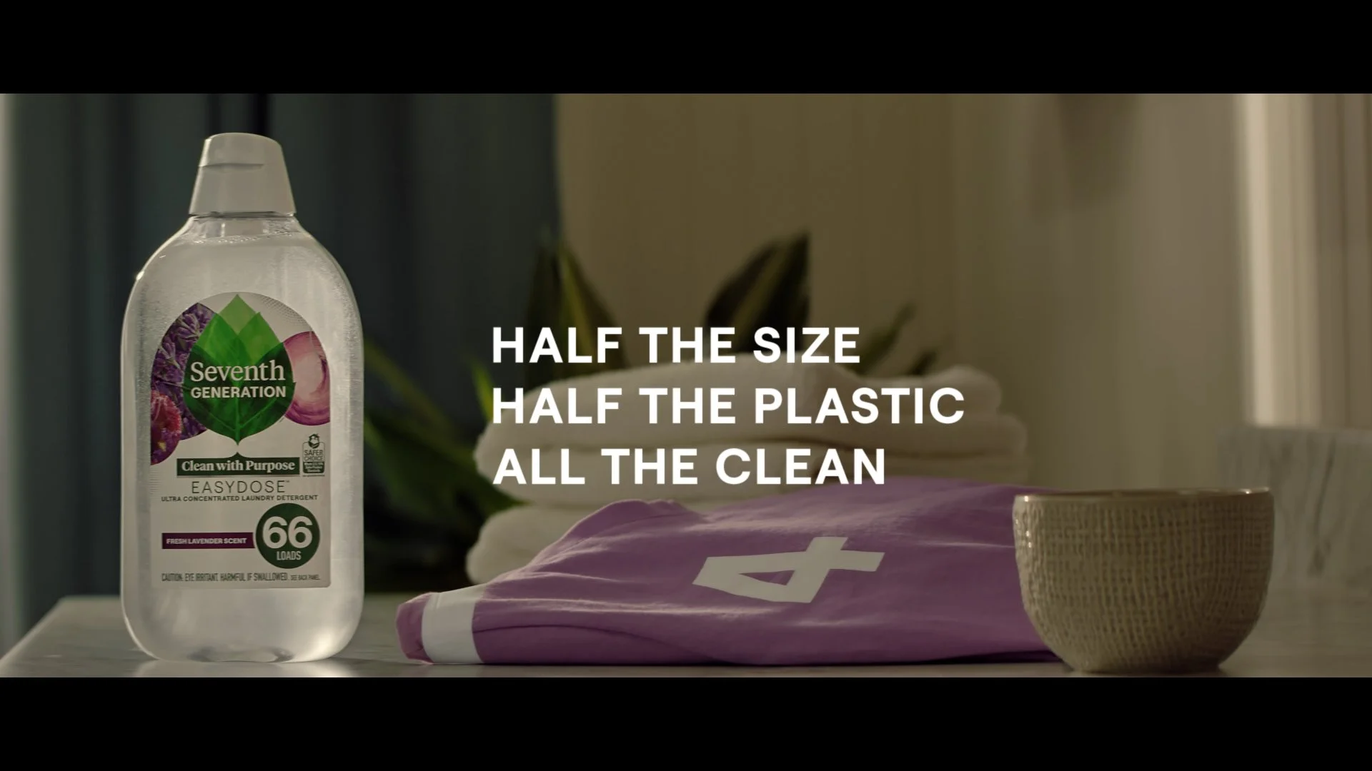 Seventh Generation EasyDose™ | :16 - 16 x 9 | Half the size. Half the plastic. All the clean.