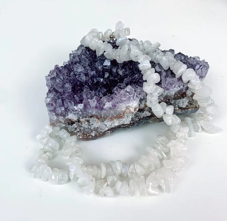 Rainbow Moonstone Choker