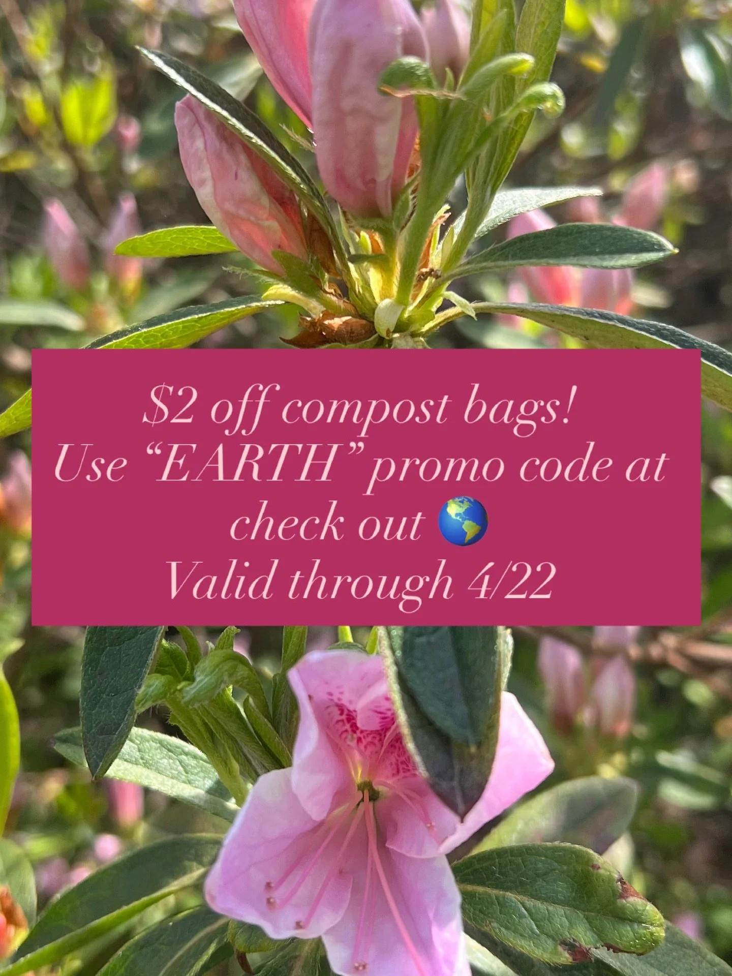 Earth month is for planting new seedlings and getting in the dirt! Here&rsquo;s a way to celebrate. $2 off finished compost bags, on the site! Use promo code EARTH at checkout 🌱