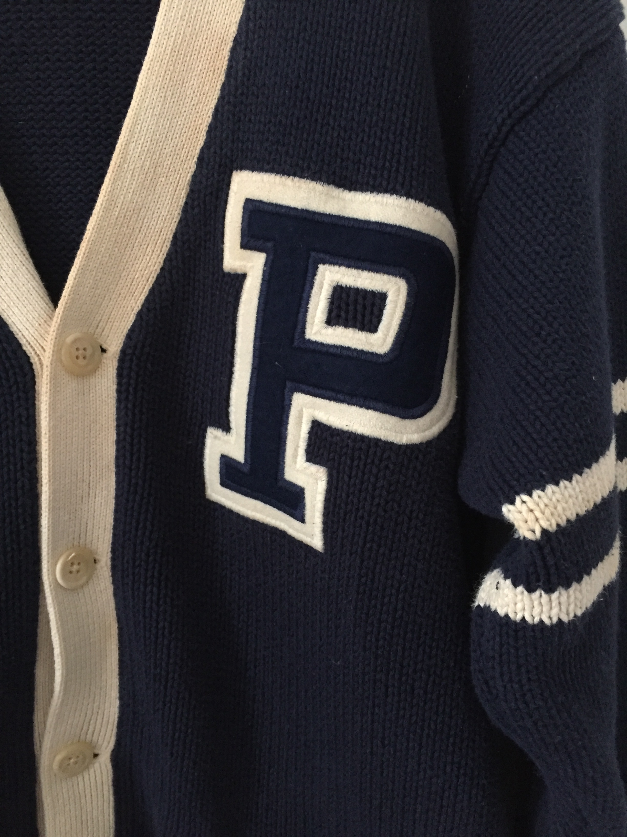 polo varsity cardigan