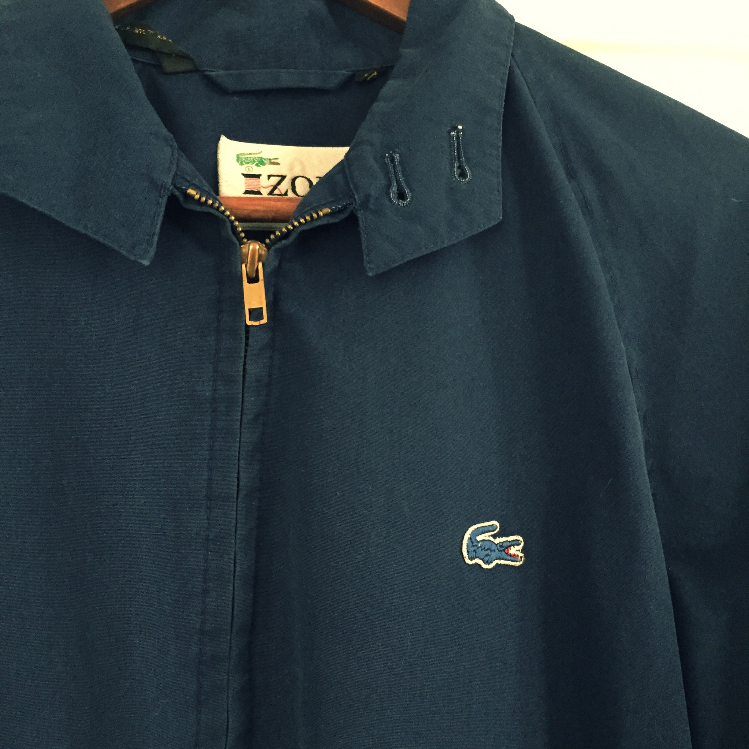 lacoste blue crocodile