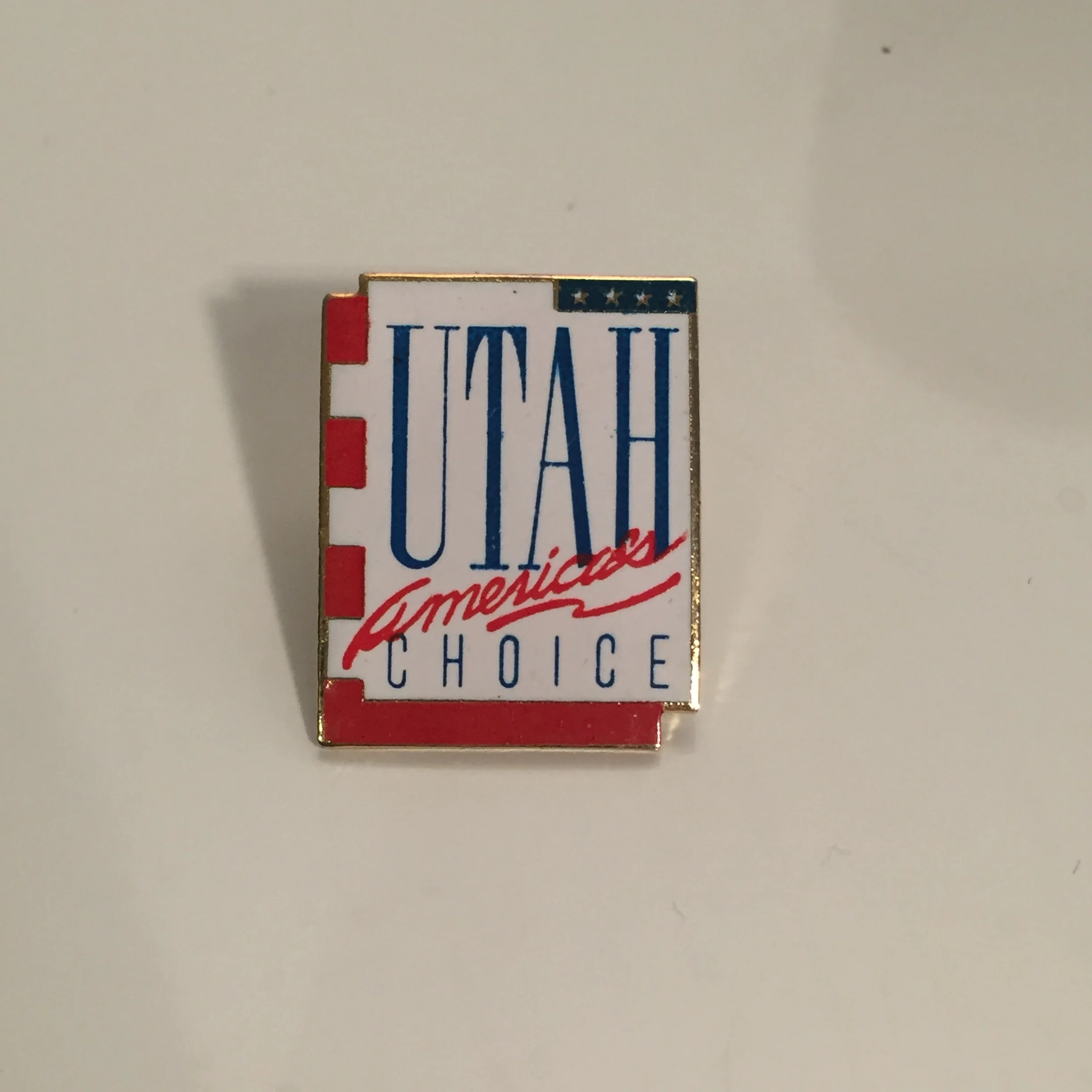 UTAH "America's Choice" Olympics Enamel Pin