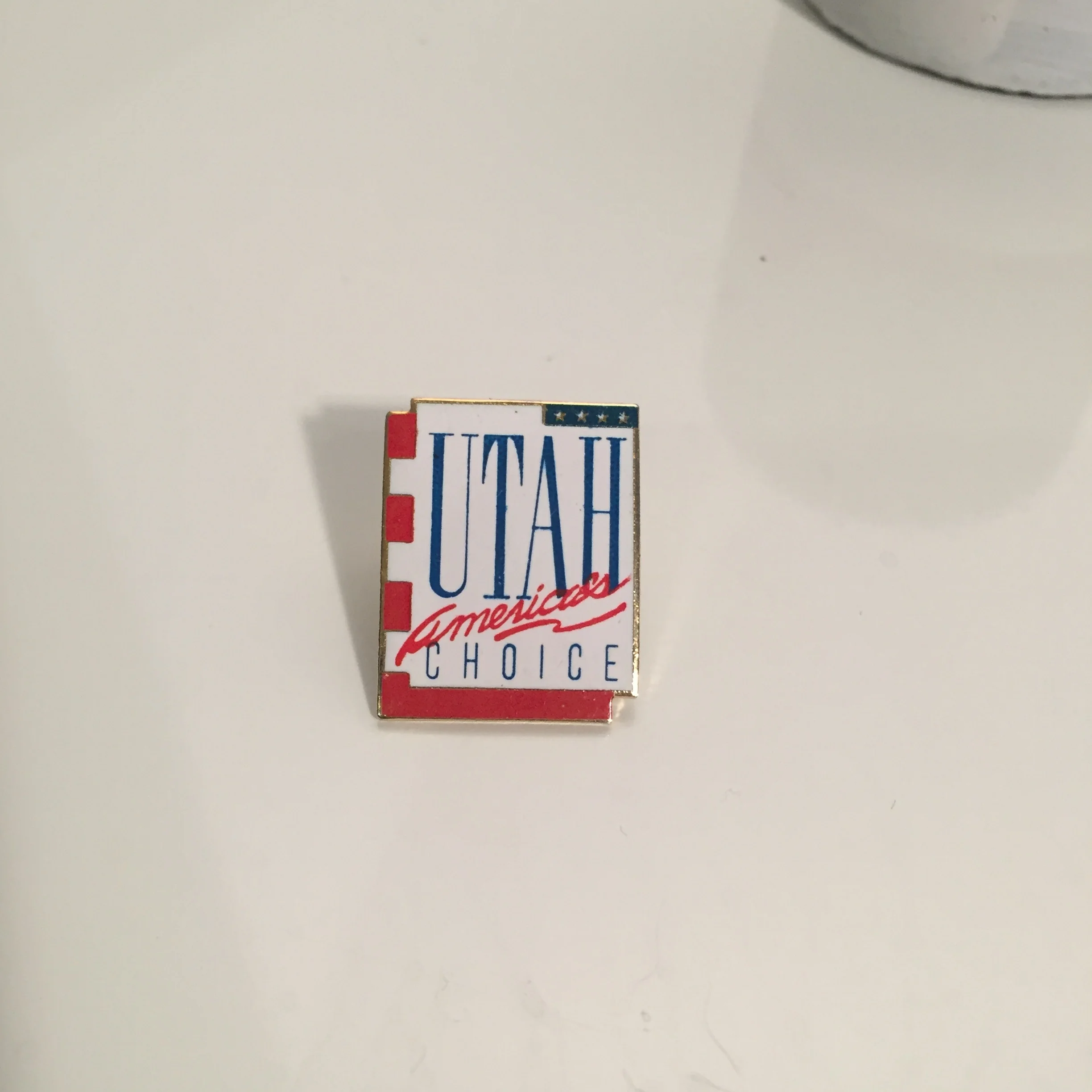 UTAH "America's Choice" Olympics Enamel Pin