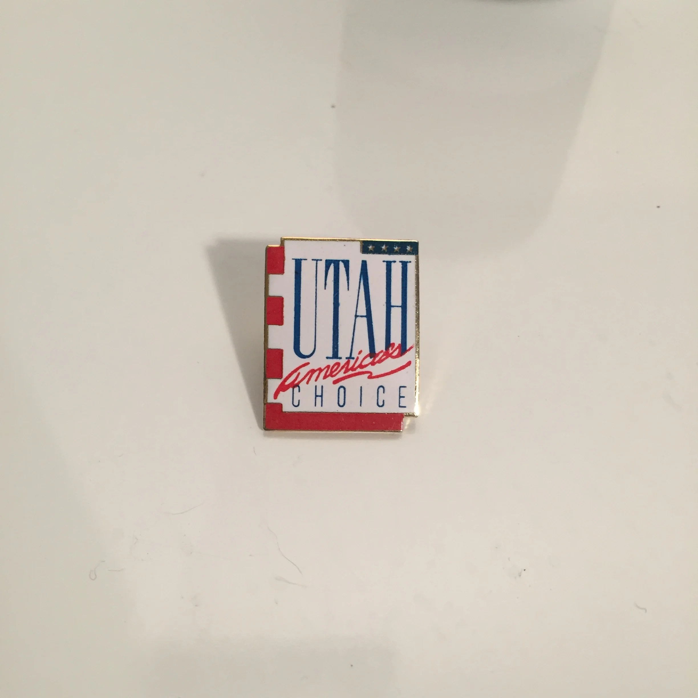 UTAH "America's Choice" Olympics Enamel Pin