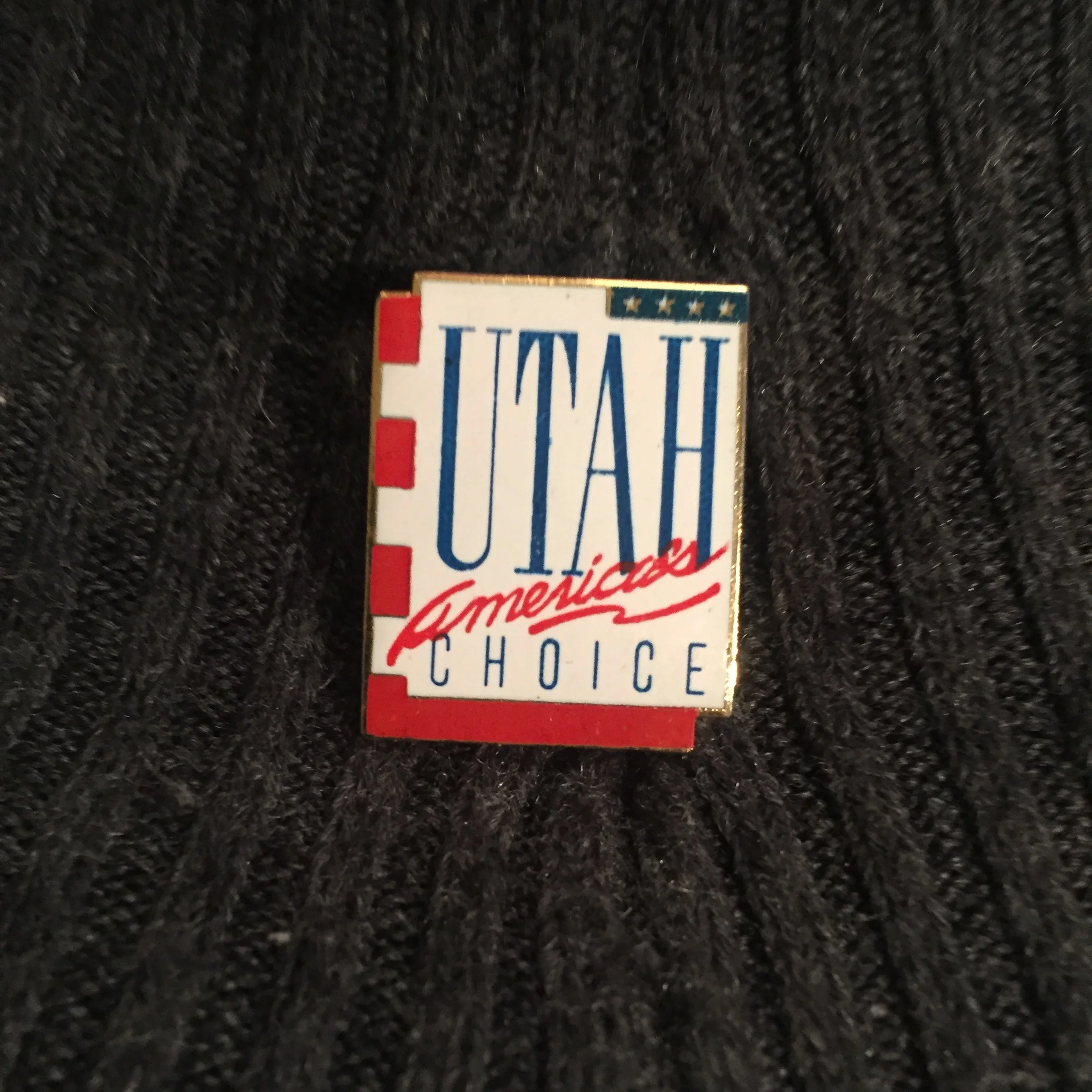 UTAH "America's Choice" Olympics Enamel Pin