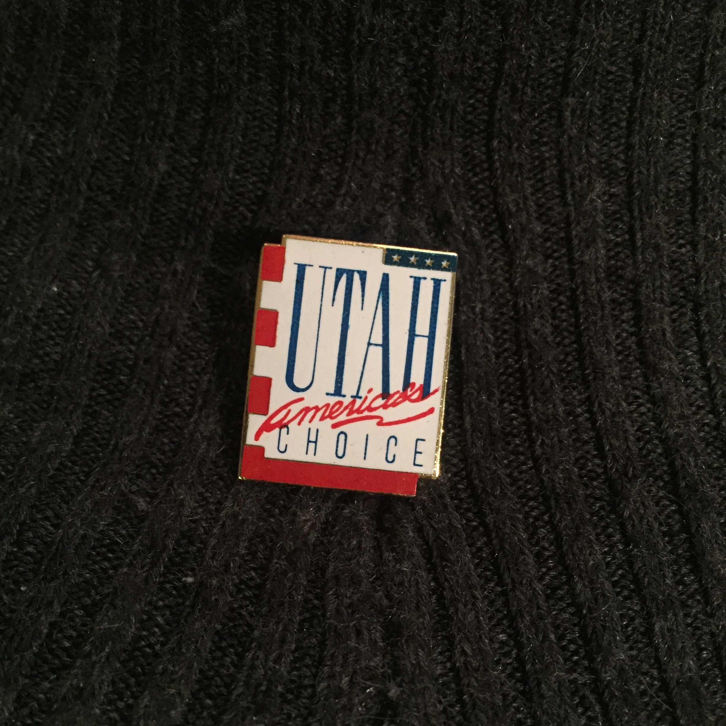 UTAH "America's Choice" Olympics Enamel Pin