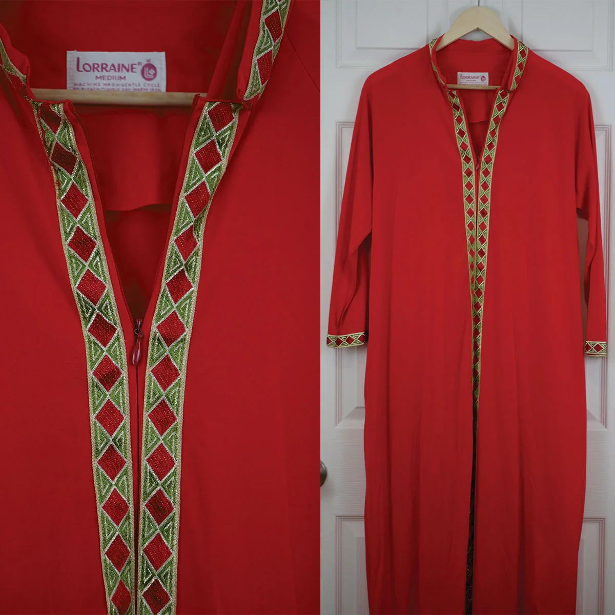 Vintage 70s Lorraine Caftan