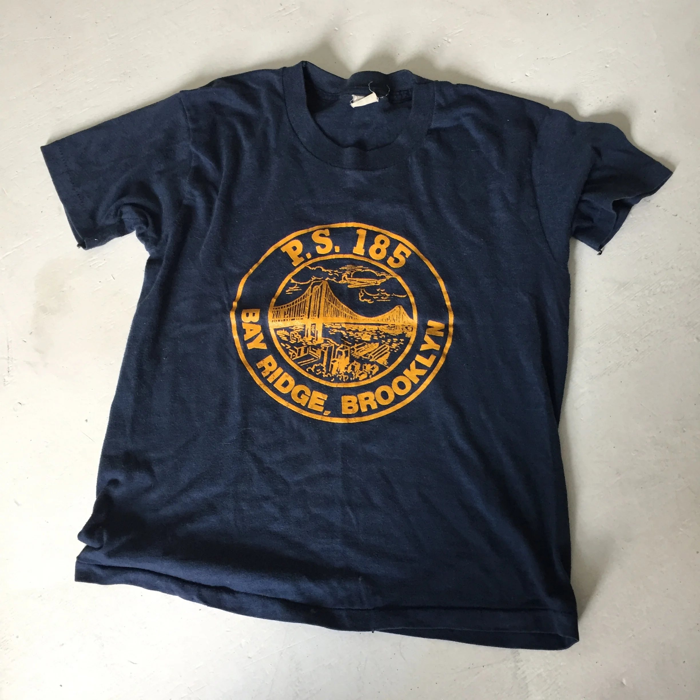 Vintage Bay Ridge Brooklyn PS 185 XXS (Kids 14/16) Tee