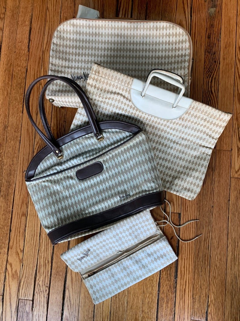 Neiman Marcus, Bags, Neiman Marcus Traveler Silver Tote Bag