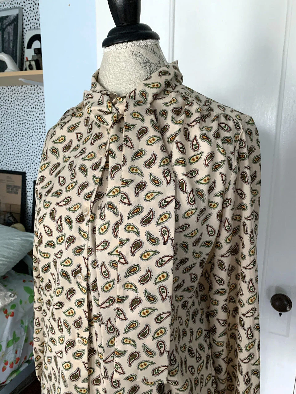 Vintage Pierre Cardin Paisley Blouse