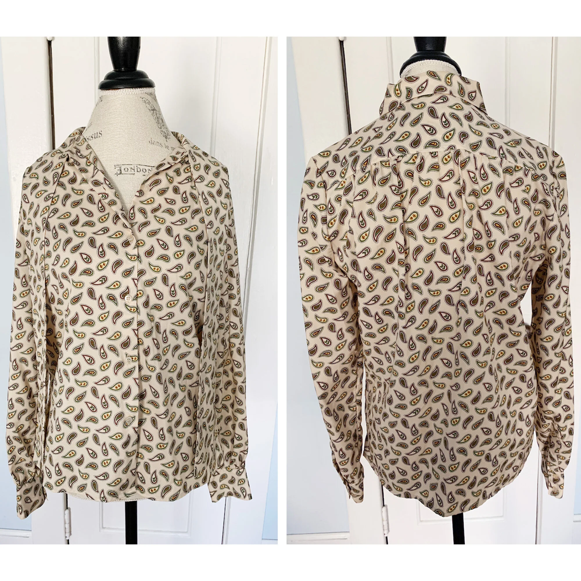 Vintage Pierre Cardin Paisley Blouse
