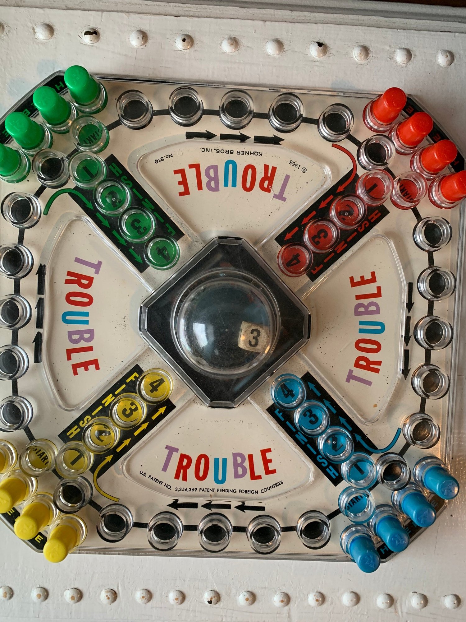 Vintage Trouble Game 1965 / Vintage Board Game / 60s Game / Pop O Matic /  Complete / Retro Family Game Night — ELECTRIC EYE VINTAGE & THRIFT