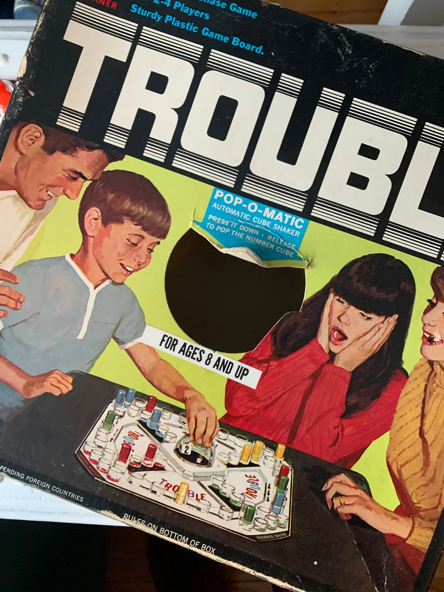 Vintage Trouble Game 1965 / Vintage Board Game / 60s Game / Pop O Matic /  Complete / Retro Family Game Night — ELECTRIC EYE VINTAGE & THRIFT