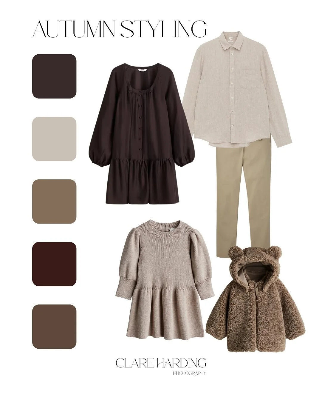 making up styling boards for my clients is one of my absolute favourite parts of this job - i get to &ldquo;shop&rdquo; without spending a pound 🤭

if you were choosing clothes for your own autumn shoot, which set would you pick? let me know 1, 2, 3