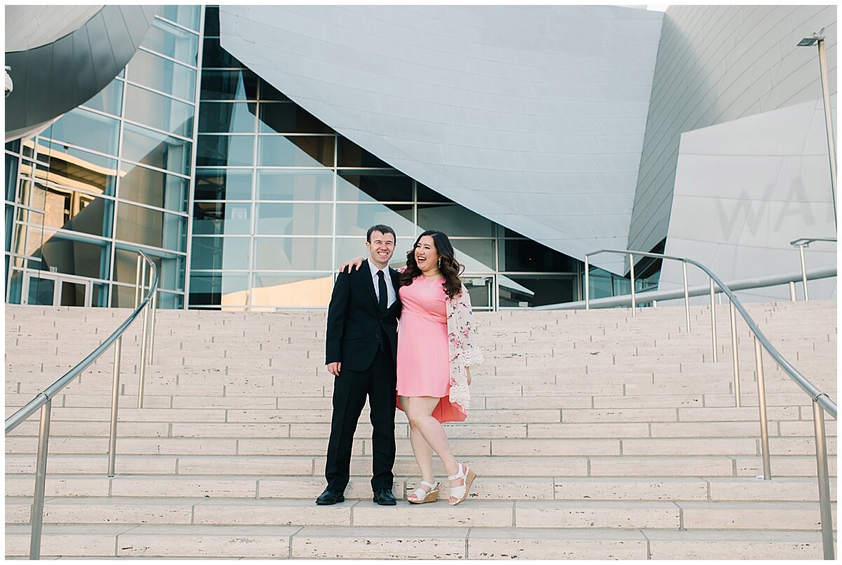  Downtown Los Angeles Engagement Photographer, Los Angeles Engagement, The First Book Store Los Angeles Engagement, Book Store Engagement Photographer, Los Angeles Engagement, Colorful Engagement Photographer, What to wear for engagement photos, Uniq