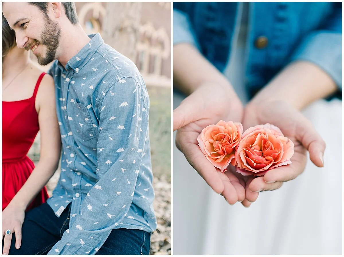Los Angeles Engagement Photographer, Los Angeles Museum Engagement, Natual History Museum, Los Angeles Wedding Photographer, Downtown Los Angeles Engagement, Colorful Engagement Photographer, What to wear for engagement photos, Unique engagement pho