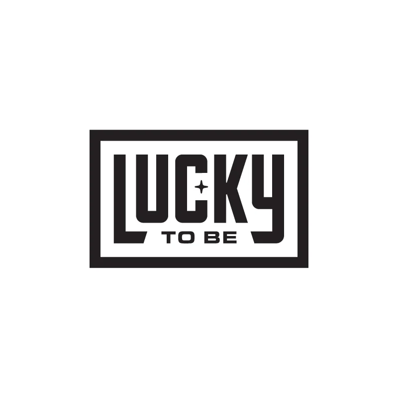 Lucky To Be logo concept
