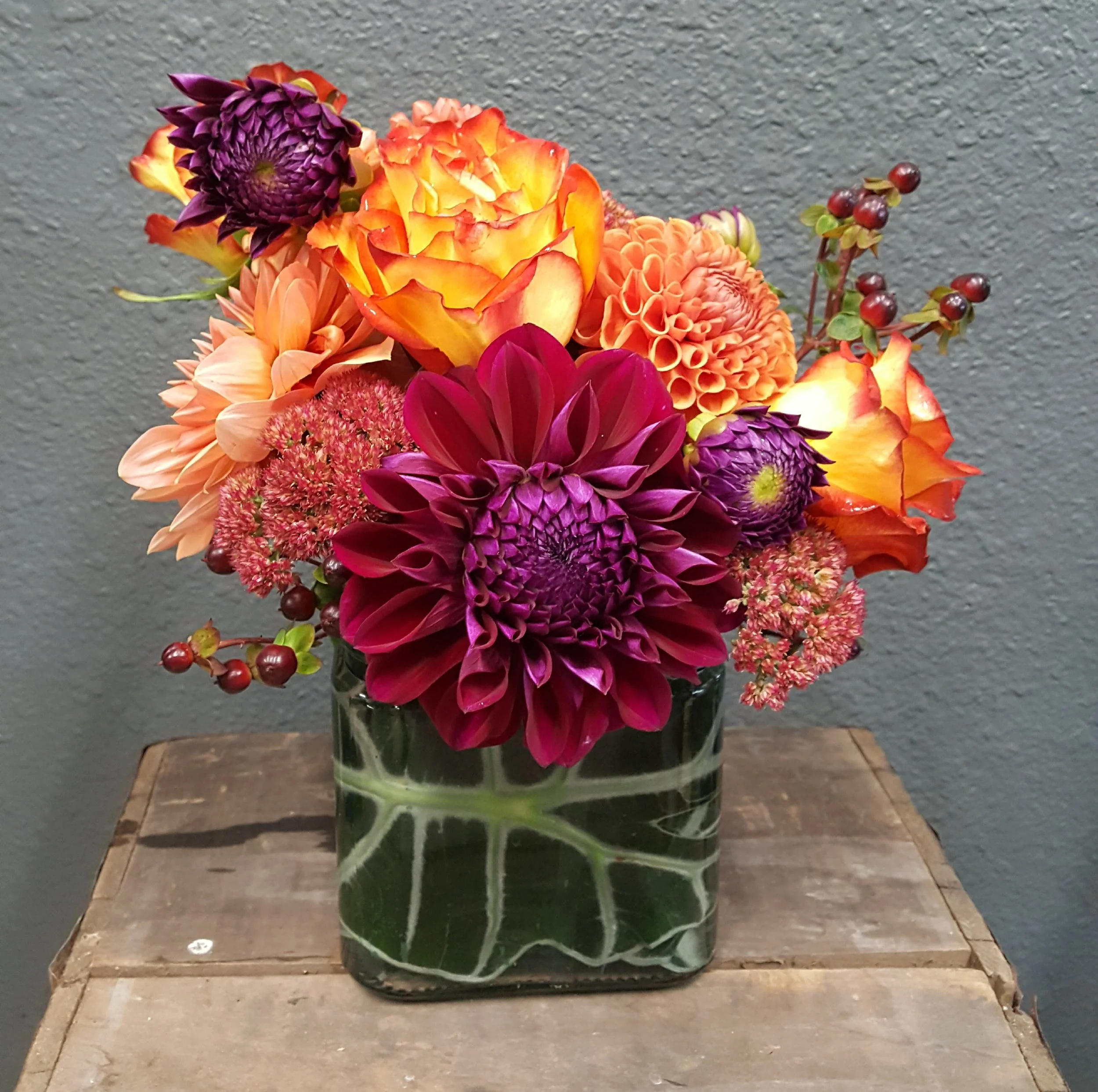 Flower cube with Pizzazz