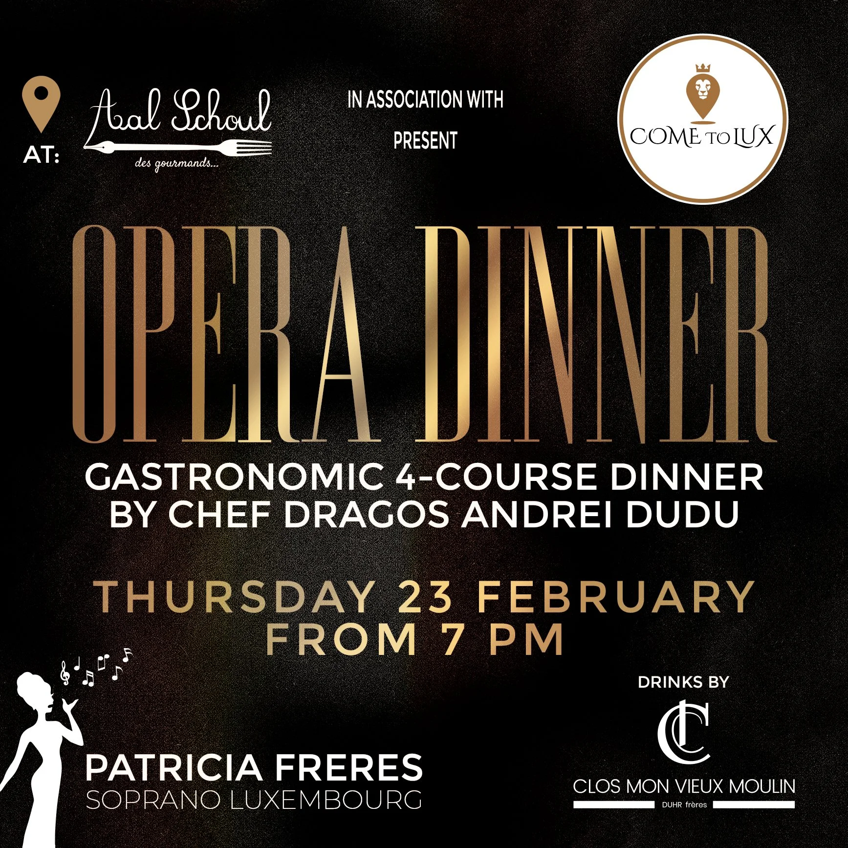 Opera Dinner Patricia Freres