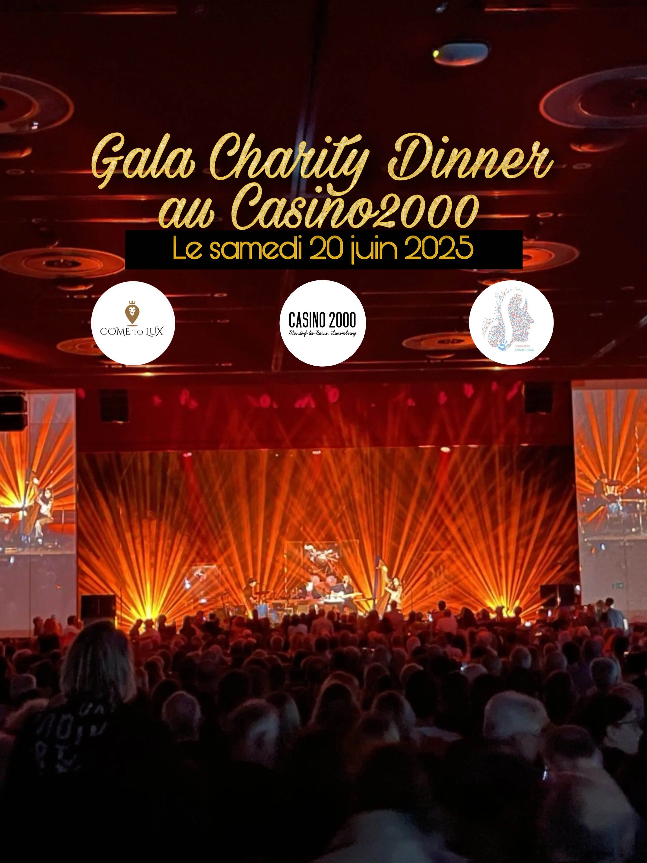 Charity Gala Dinner - Samedi 20 juin 2026