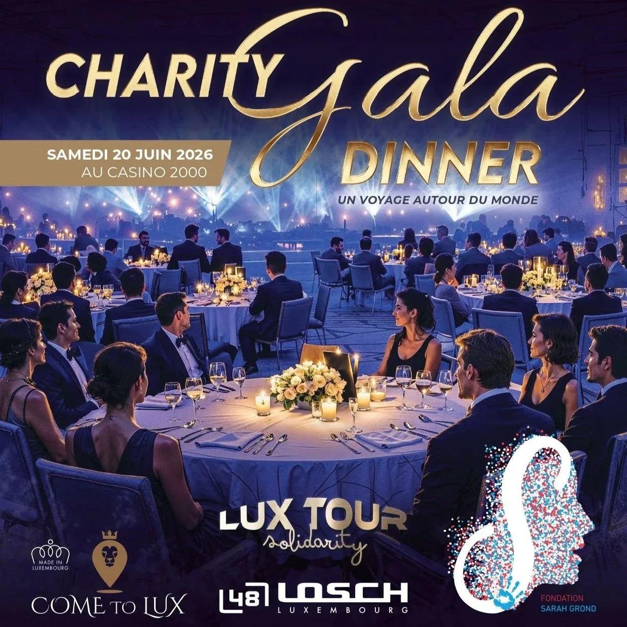 Charity Gala Dinner - Samedi 20 juin 2026
