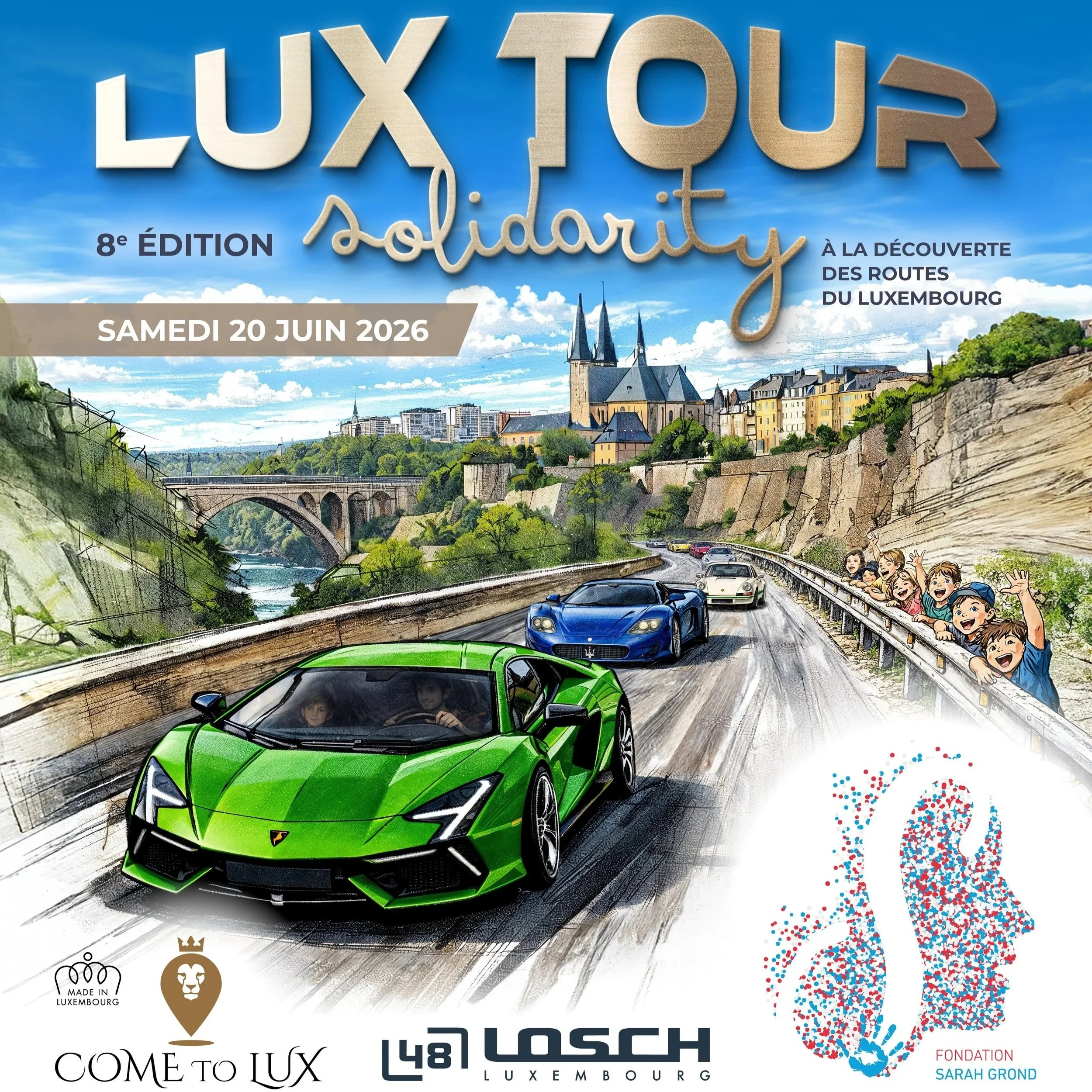Lux Tour Solidarity  - Samedi 20 juin et Dimanche 21 juin 2026