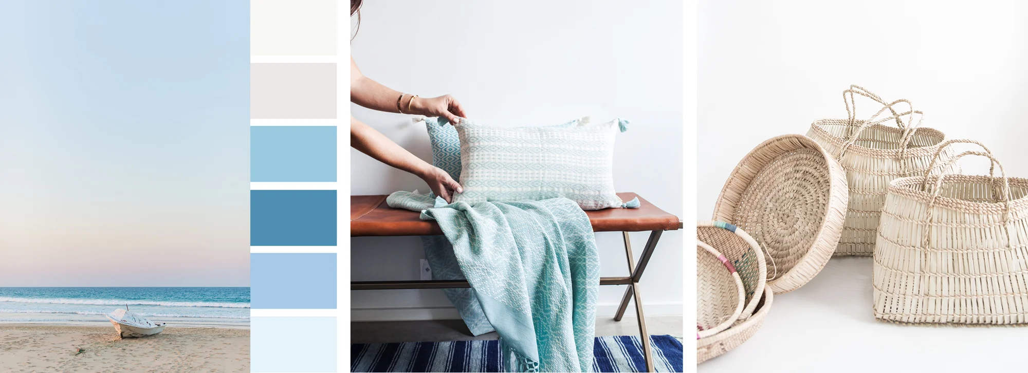 Photo by Carley Rudd (L) and by Kate Zimmerman Pictures (M, R) for Ara Collective/Marra
