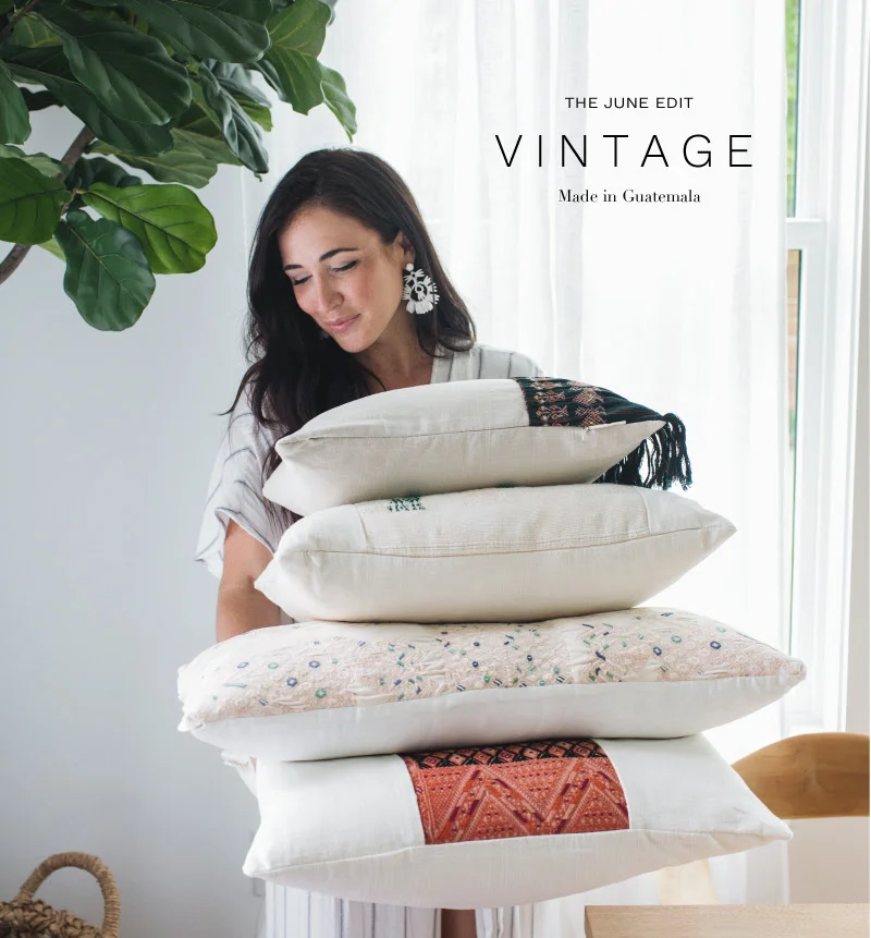 The June Edit: Vintage Pillows