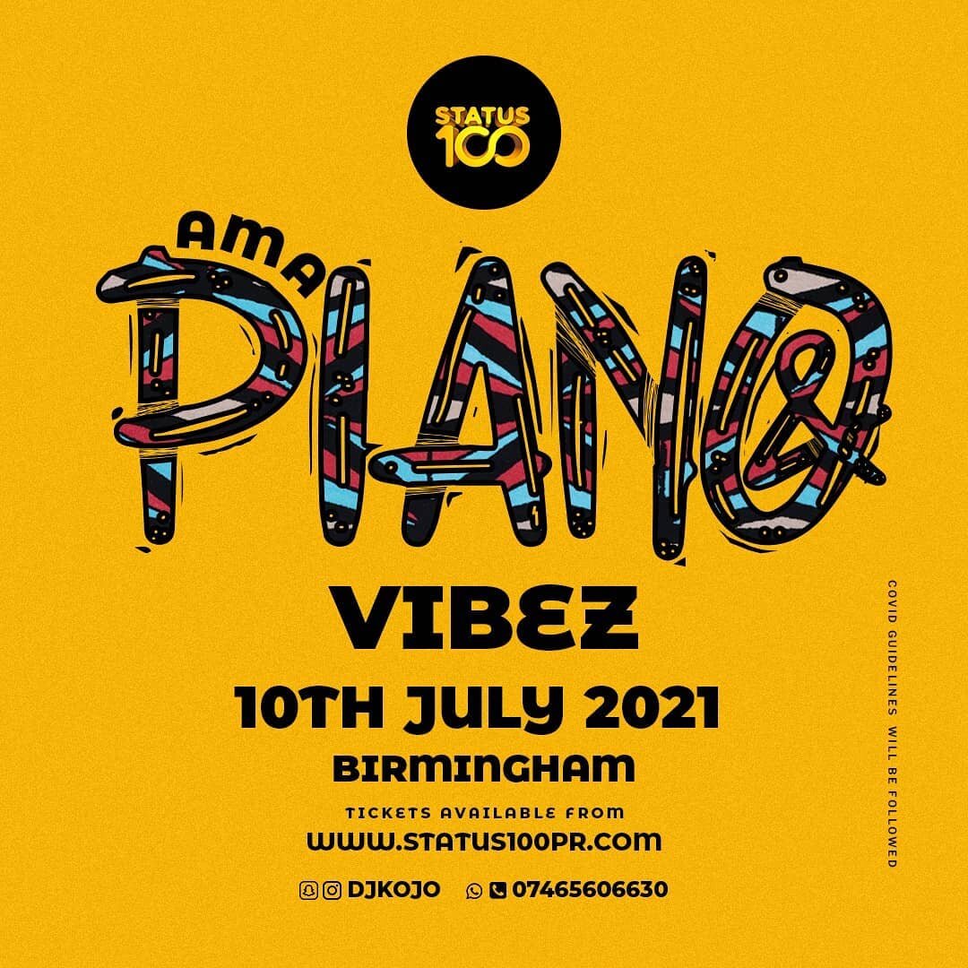 #AmaPianoVibez

📌10/07/2021
📍Birmingham
.
.
Tickets out this Friday
.
.
 #amapiano #birminghamupdates #amapianovibez #birmingham
#afrohouse #amapianoisalifestyle #amapianodance #soweto #southafrica #amapianomovement #mzansi  #amapianomusic #djmapho