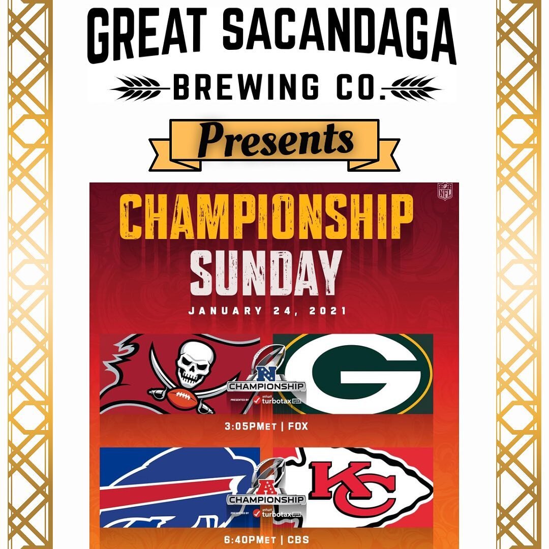 NFL PLAYOFFS Sunday we will stay open until 10pm so come by grab some beer and some BBQ and catch both games kickoff is at 3:05 and 6:40! Cheers 🍻