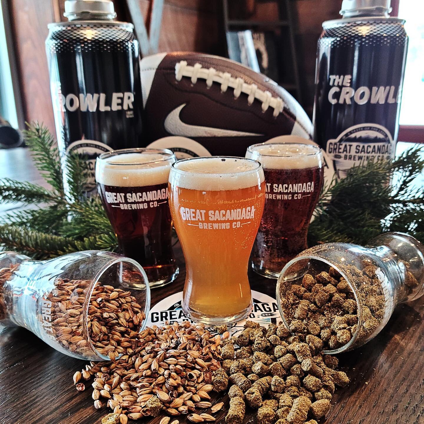 This Superbowl Sunday! Pick up crowlers to go for your game day party! We will also have our signature pretzels and pizzas to go! 

#ATasteOfTheLake #GreatSacandagaLake #GSBC #Beer #GreatSacandagaBrewingCompany #LakeLife #Brewing #Brewery #GreatSacan