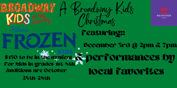 A Broadway Kids Christmas: Frozen Kids &amp; More!