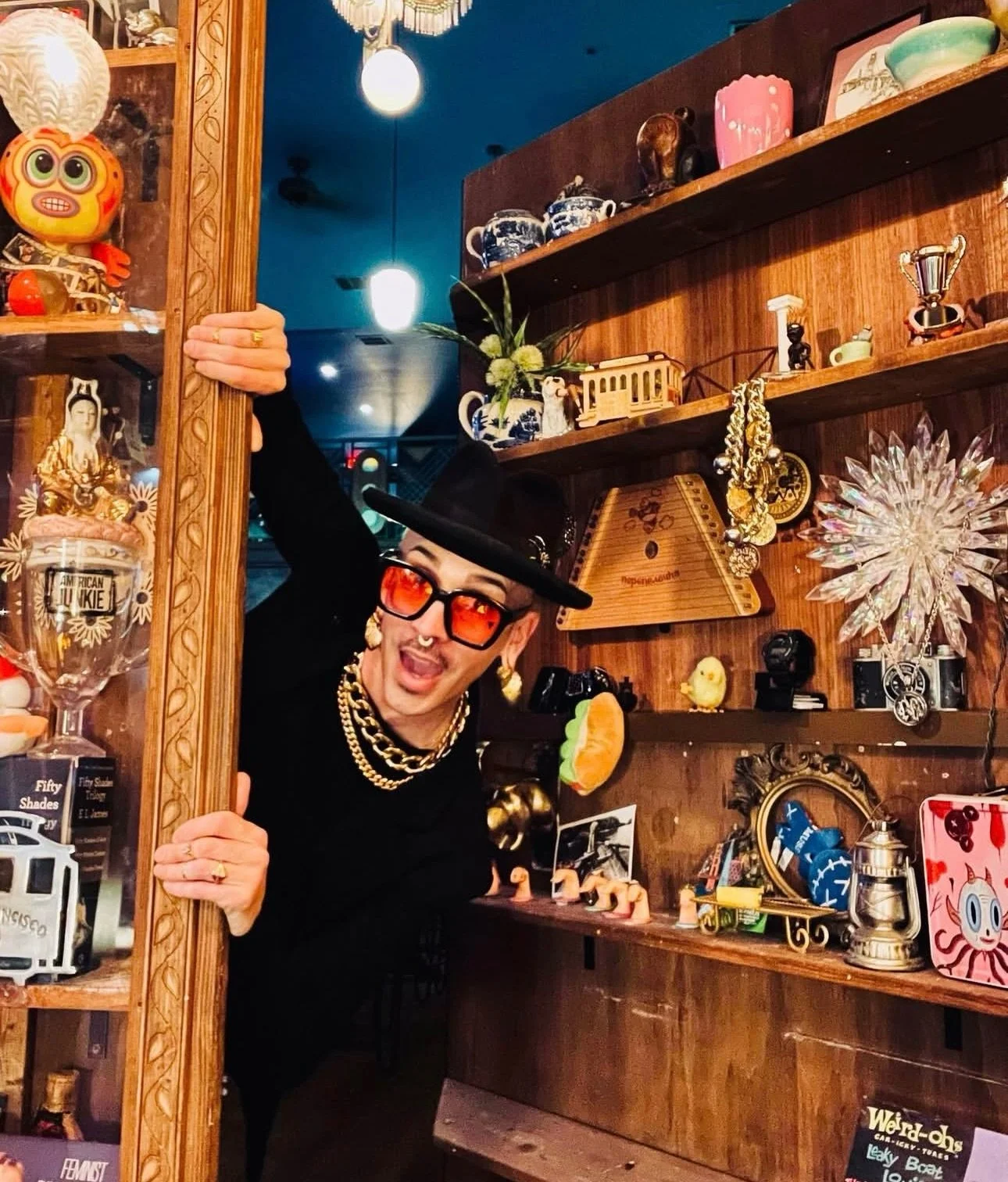 Not quite 2016&hellip; but definitely from the era when filters were strong and subtlety was optional. 😌
Strong filters. Early days. Zero regrets. 

Happy #ThrowbackThursday from Pawn Shop SF&mdash;your favorite hidden restaurant and speakeasy in Sa