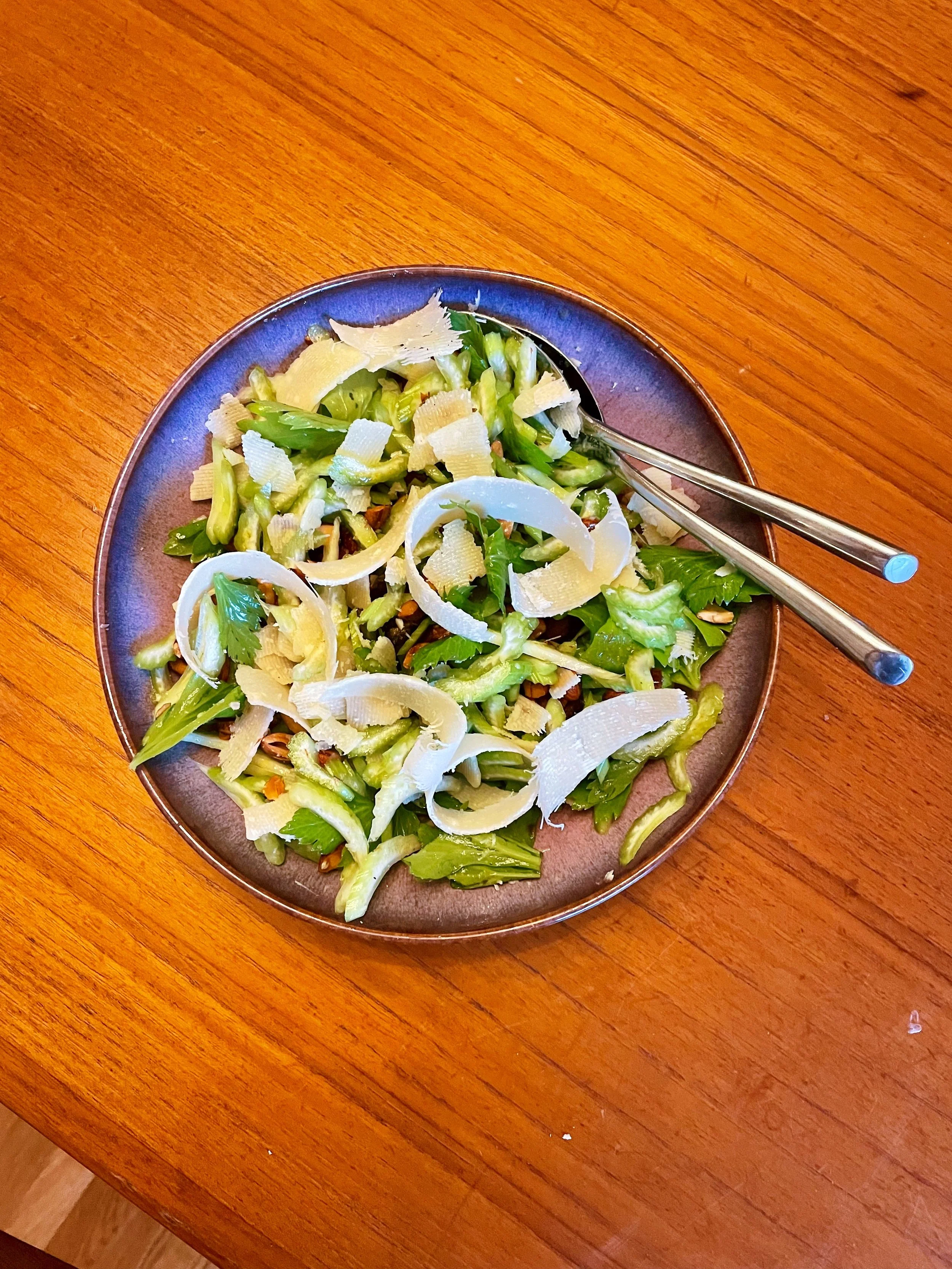 Celery, Date &amp; Parm Salad
